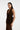 TESS DRAPED BROWN MAXI DRESS - CULT MIA