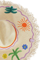 Pájara Pinta New World Hat, stylish wide-brim hat with woven design, perfect for sun protection and casual outdoor wear.
