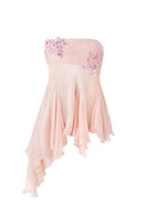 Stolen Stores peach fairy tube top featuring a fitted, sleeveless design and soft fabric, ideal for warm weather.
