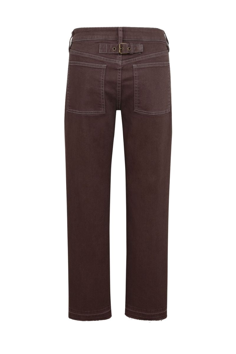 1996 BROWN MID RISE JEANS - CULT MIA