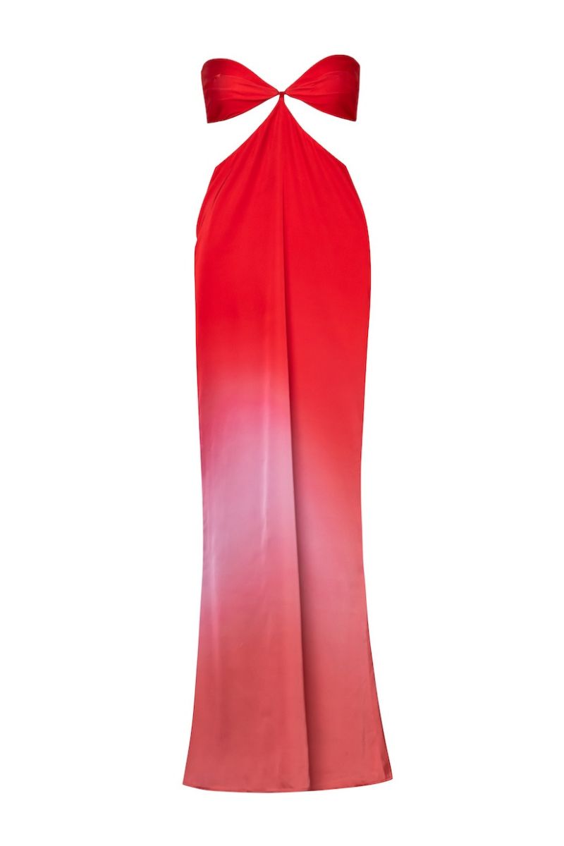 ROBE RIRI EN ROUGE CASSÉ