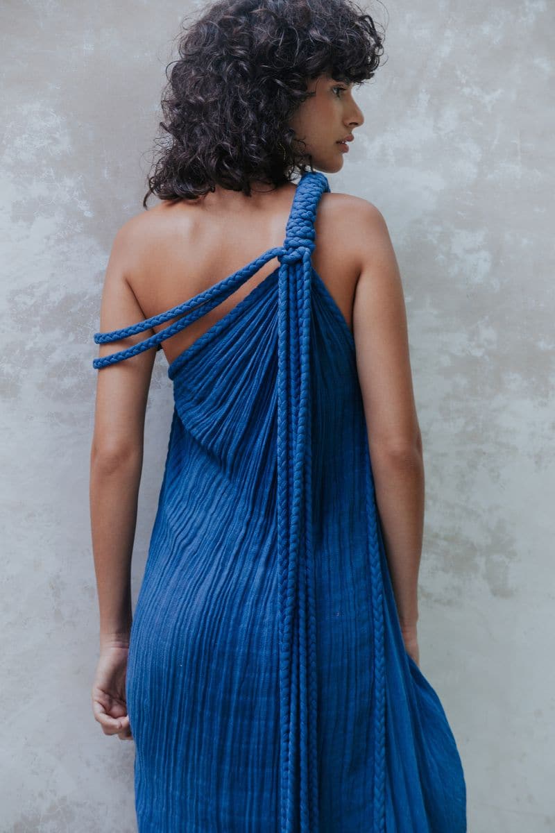 GIA GOWN IN COBALT - CULT MIA