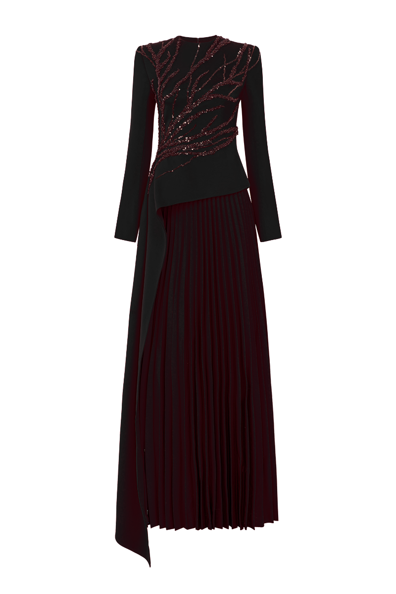 LUMIA SILK TOP AND SKIRT SET - CULT MIA