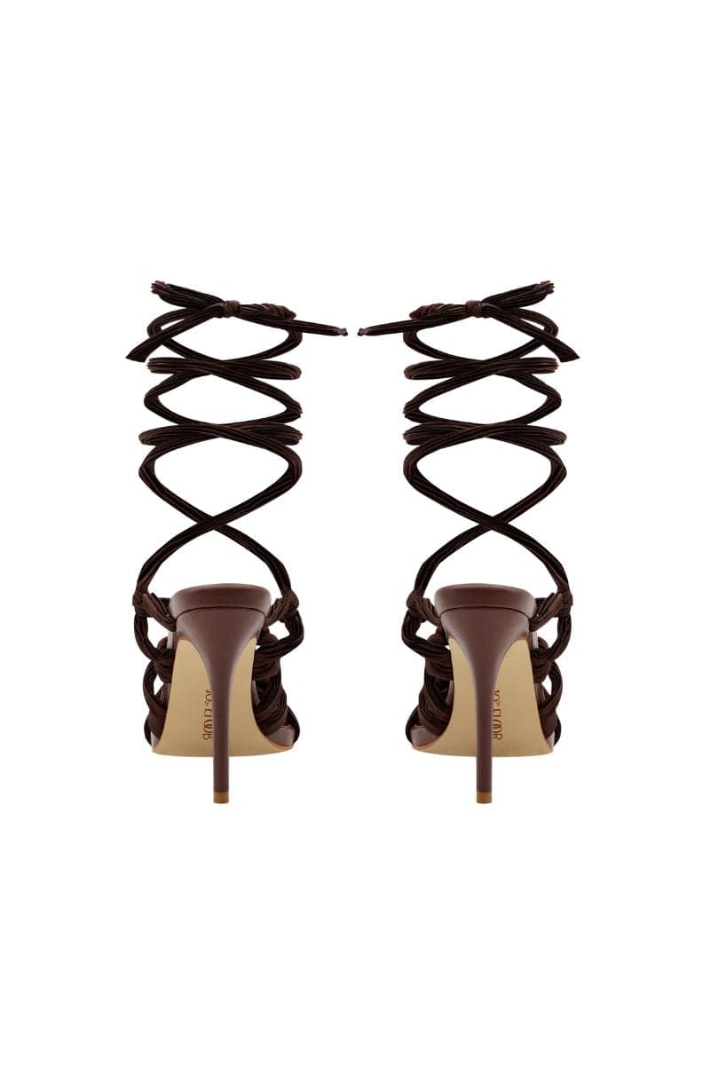 CHOCOLATE 10TH FLOOR MANHATTAN SANDAL | 10TH FLOOR | CULT MIA