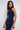 WENDY NAVY BLUE HIGH-NECK GOWN - CULT MIA