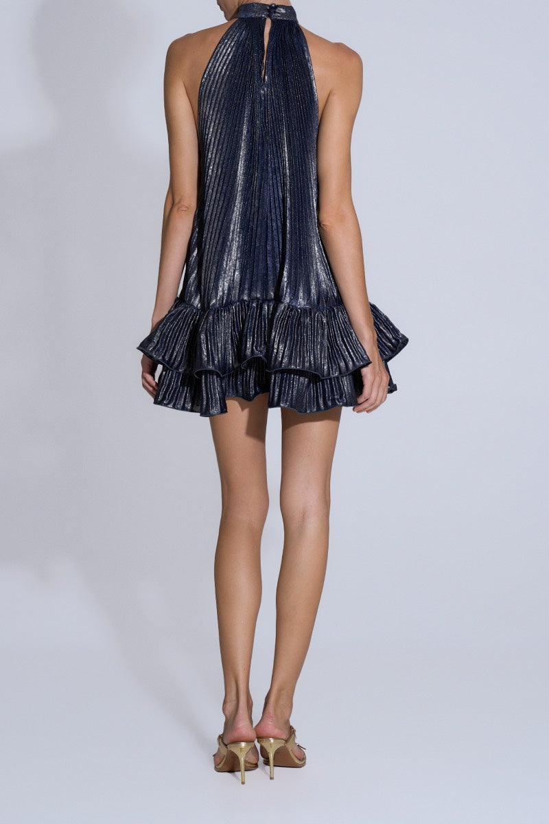 SOLEIL MINI DRESS IN MOONLIGHT SHIMMER - CULT MIA