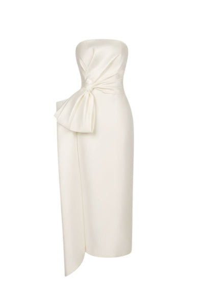 white bow midi dress IVORY SCULPT | CULT MIA Short Sleeve Linen Wrap neck%0D%0ASleeveless%0D%0ACrochet%20insert%0D%0AButton%20detail%0D%0ATie%20detail%20at%20shoulders%0D%0AA mfgstyle_8010368 Color:3-Pack A