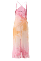 Summer Away Ronda Maxi Dress in Afterglow, flowing fabric, vibrant color, and elegant design, perfect for summer occasions.