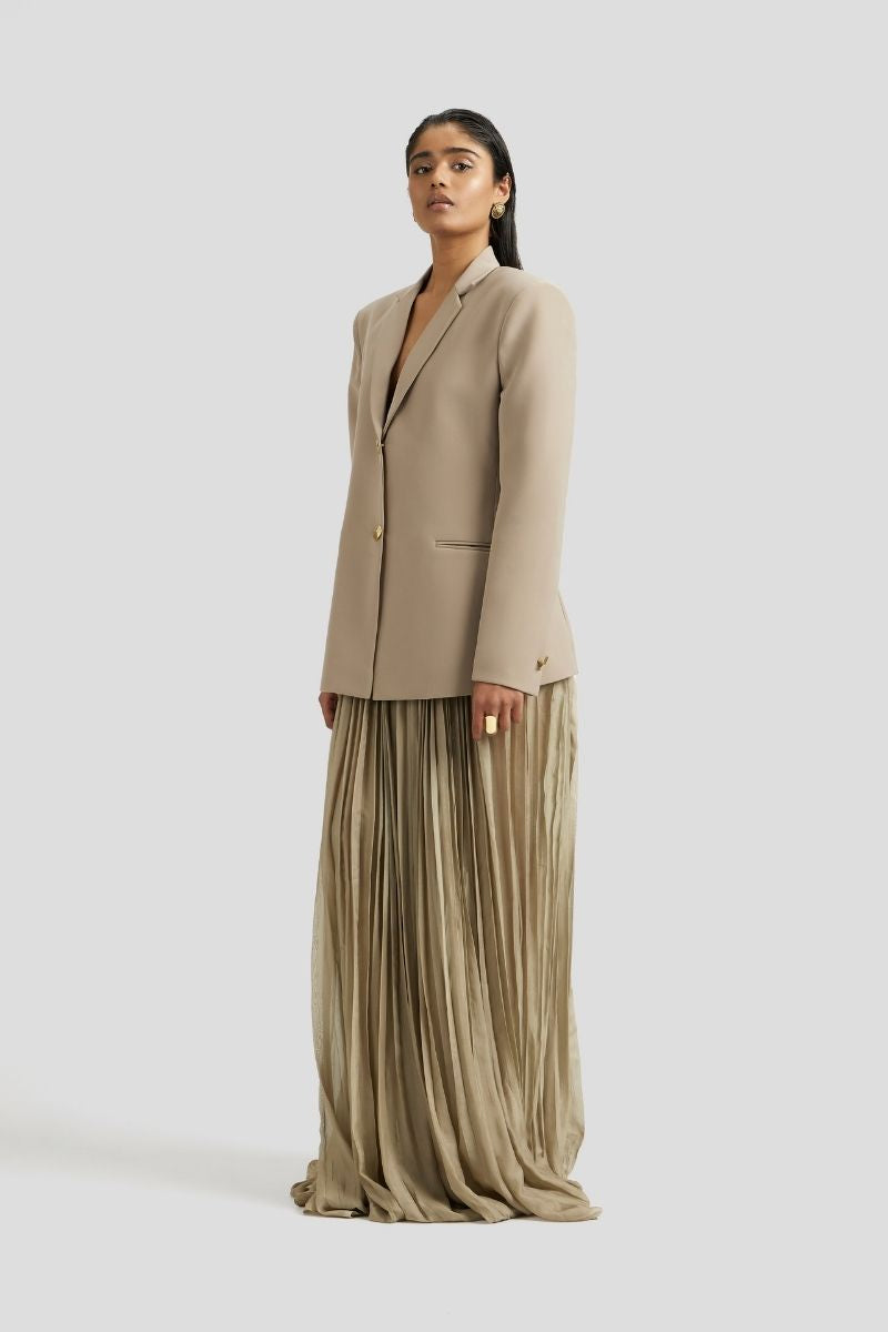 BRYCE BLAZER SET IN BEIGE - CULT MIA