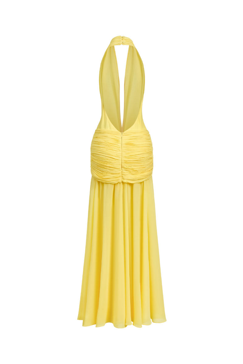 CEM Luxe Twist Mini gown in elegant fabric, featuring a fitted silhouette and stylish design, perfect for special occasions.