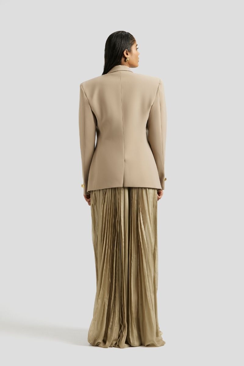 BRYCE BLAZER SET IN BEIGE - CULT MIA