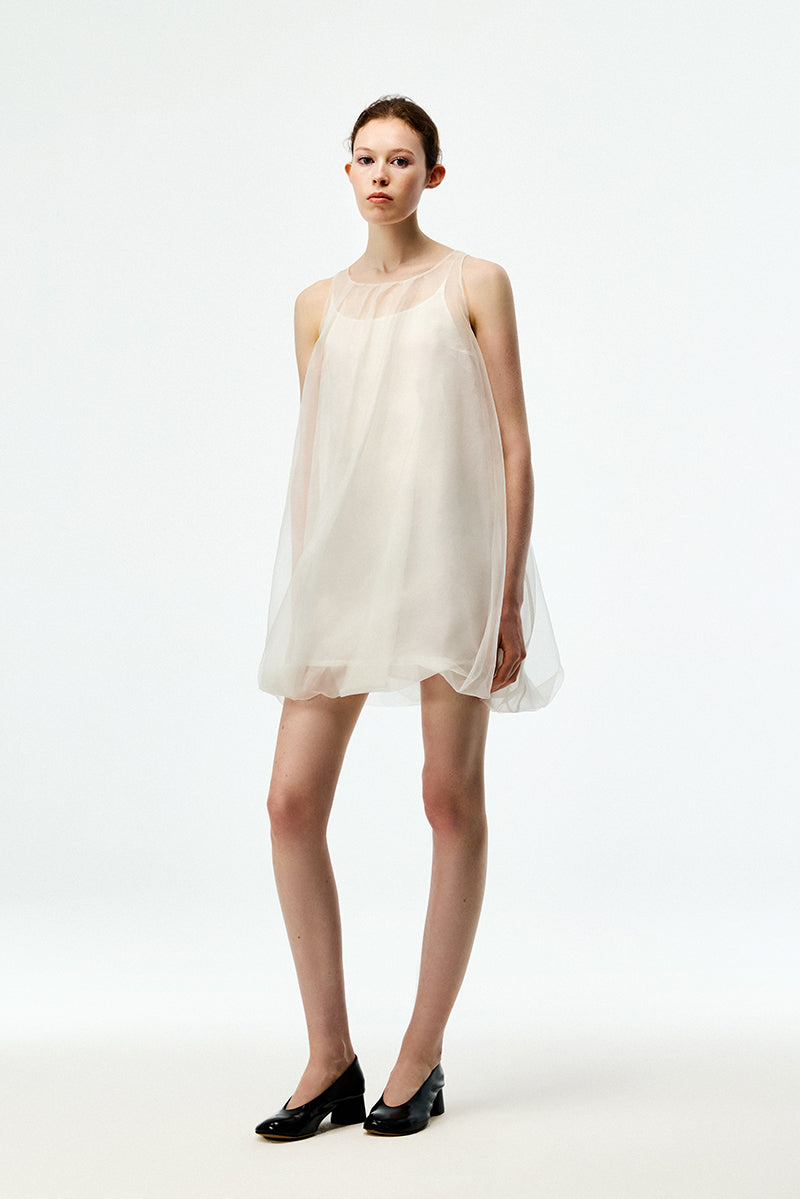 organza dress design Buy Yellow Handpainted Organza Dress for Women Online in India Ambraee
