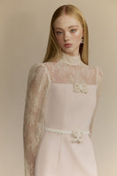 Pink Jordan midi dress by White Plan, featuring a stylish, flowy design perfect for casual or semi-formal occasions.