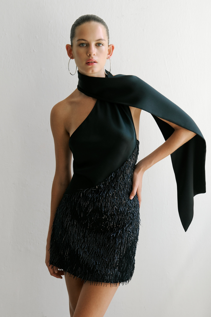 ASIA DRESS IN BLACK - CULT MIA