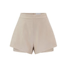 Arti Apparel TELLUS short in neutral fabric, featuring a relaxed fit and casual style, displayed on a plain background.