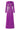 PURPLE CRYSTAL EMBELLISHED LONG SLEEVES GOWN - CULT MIA