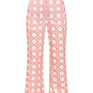 Mestiza New York Wylie lattice blush pants with a stylish, breathable design and comfortable fit, shown in a close-up image.
