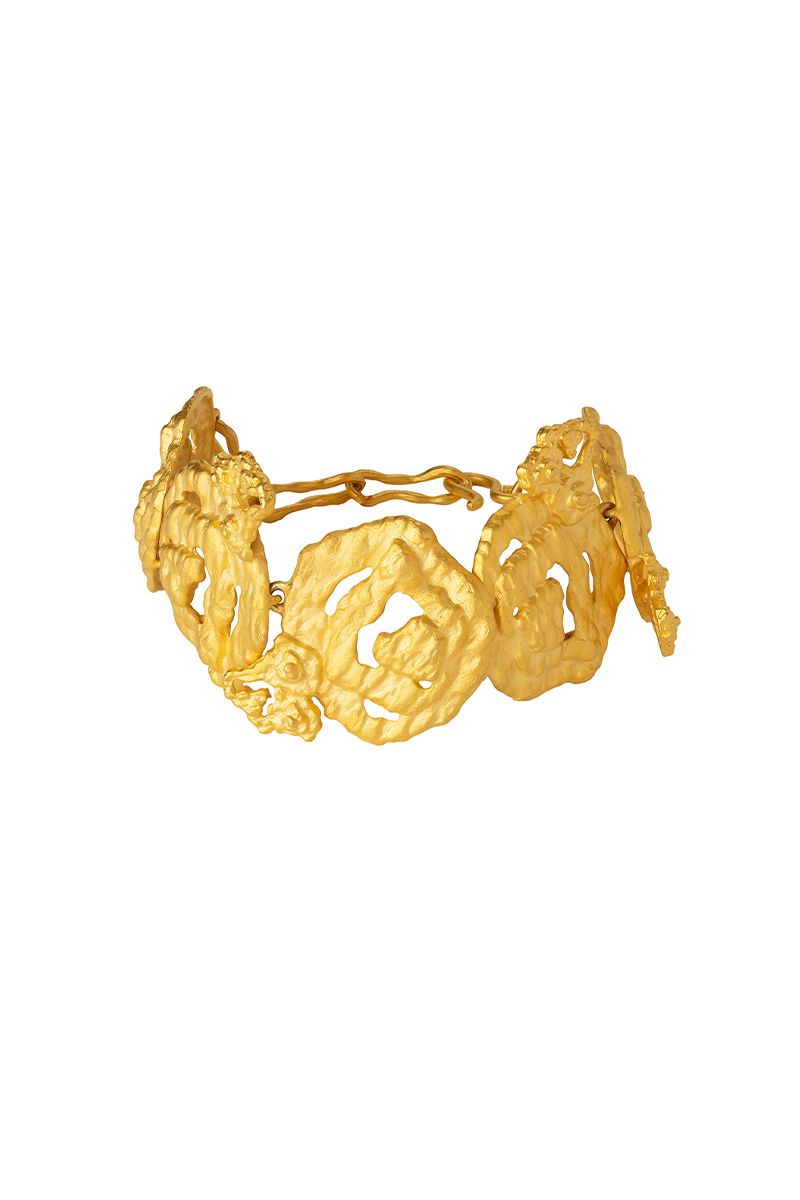 GOLD GRAVEL BRACELET - CULT MIA