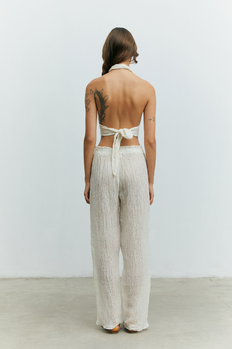 SPUME SET KAIMAK WHITE TOP - CULT MIA