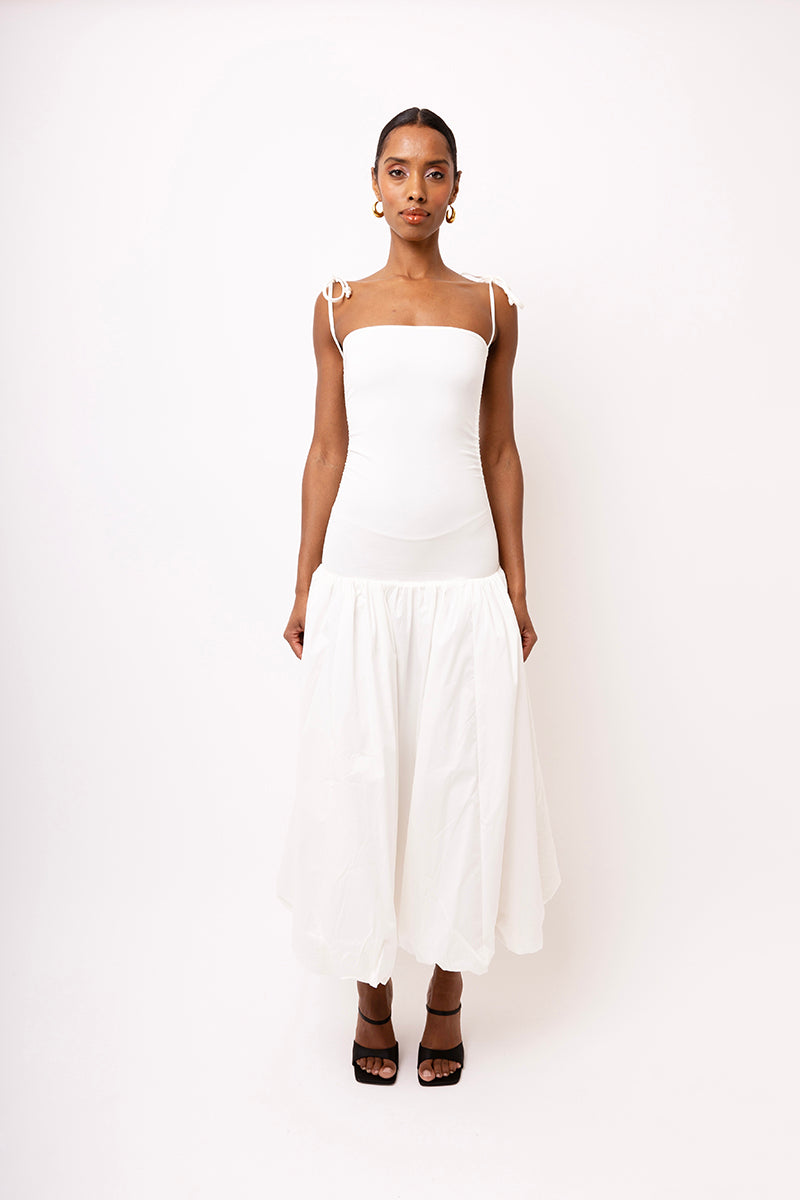 ALEXA DRESS IN WHITE - CULT MIA