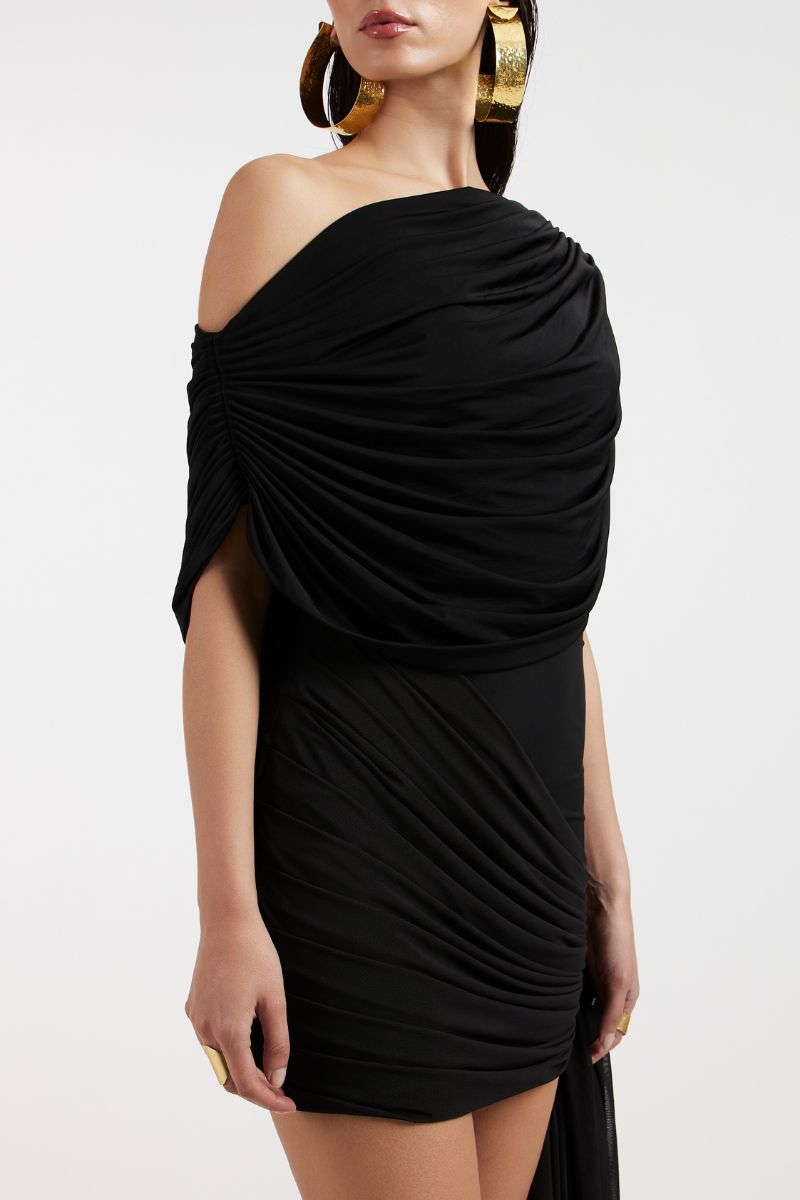 JOCELYN BLACK MINI DRESS - CULT MIA