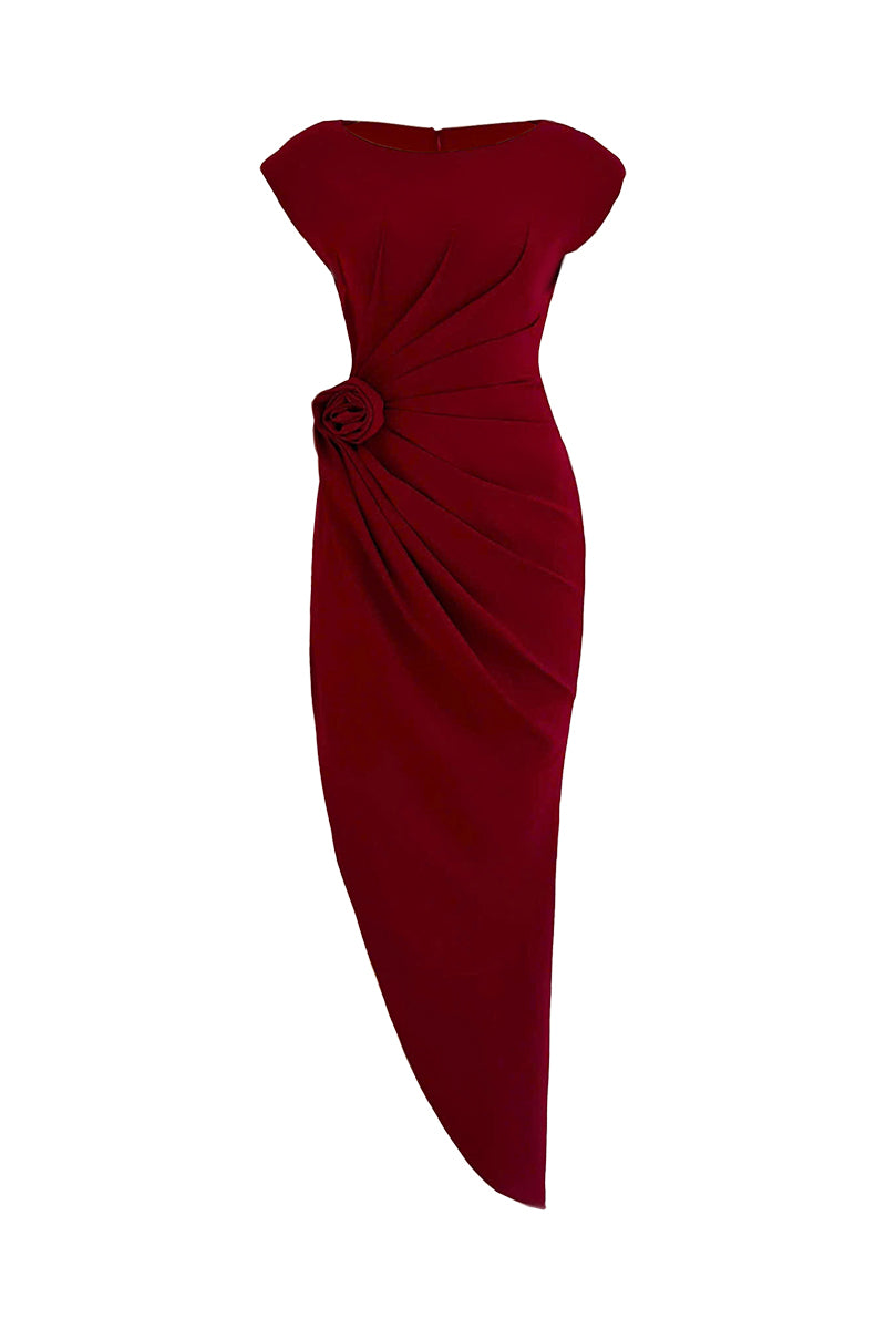 Do Long delicate midi dress featuring a flowy fabric and elegant design, perfect for stylish occasions.
