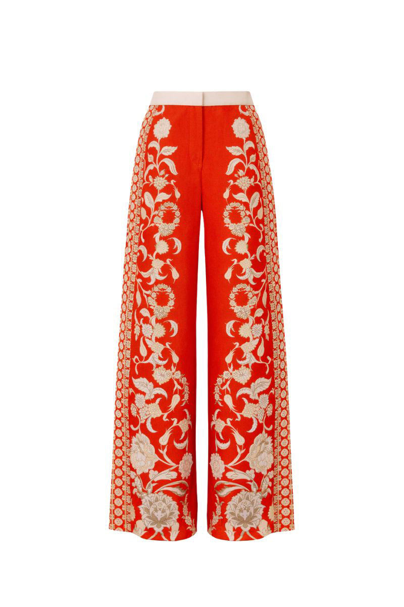 Raishma Sapphira trousers, stylish women's pants with a classic fit and versatile design, shown in a neutral fabric and tailored style.