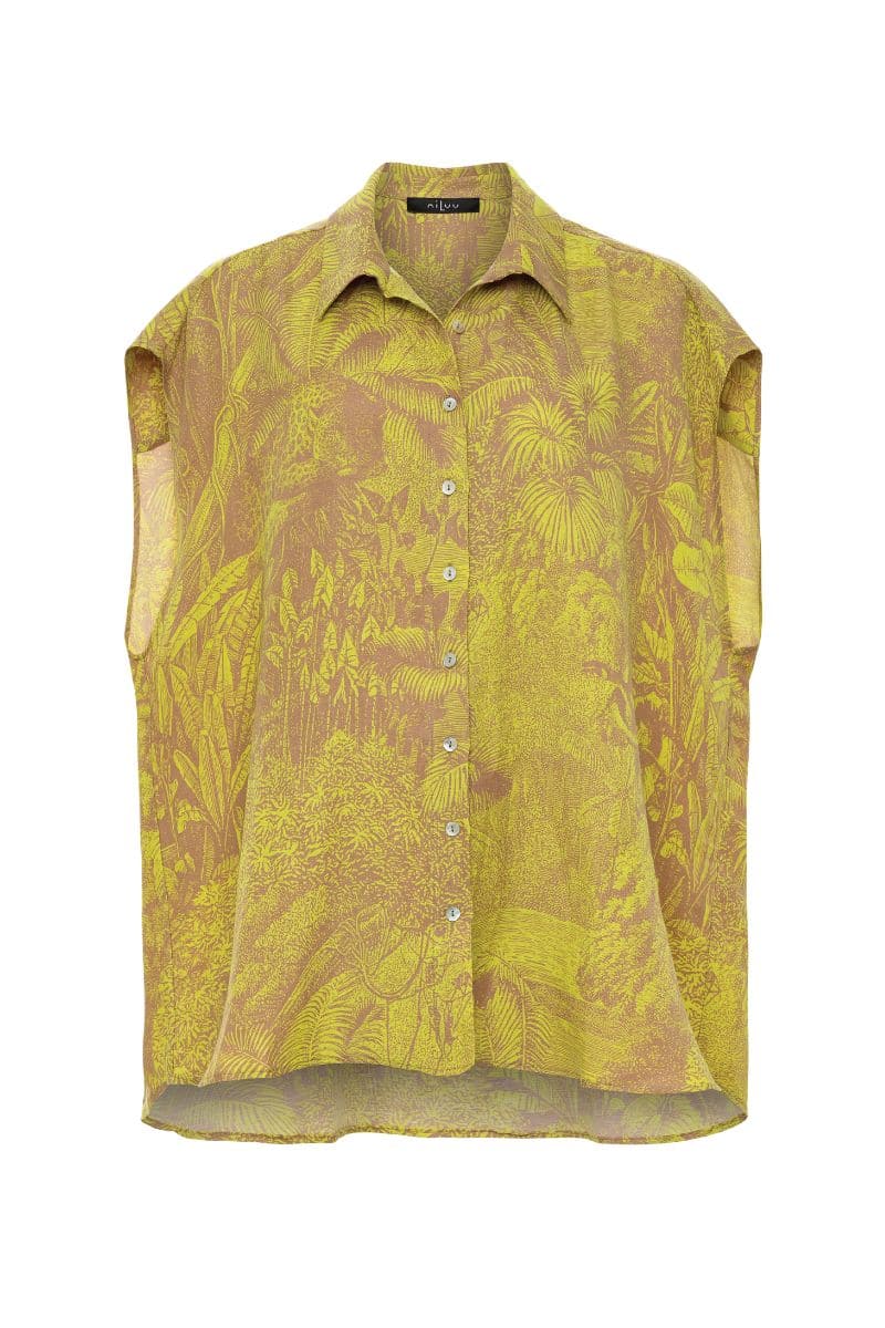 SERENGETI SILVA SLEEVELESS NAT SHIRT - CULT MIA