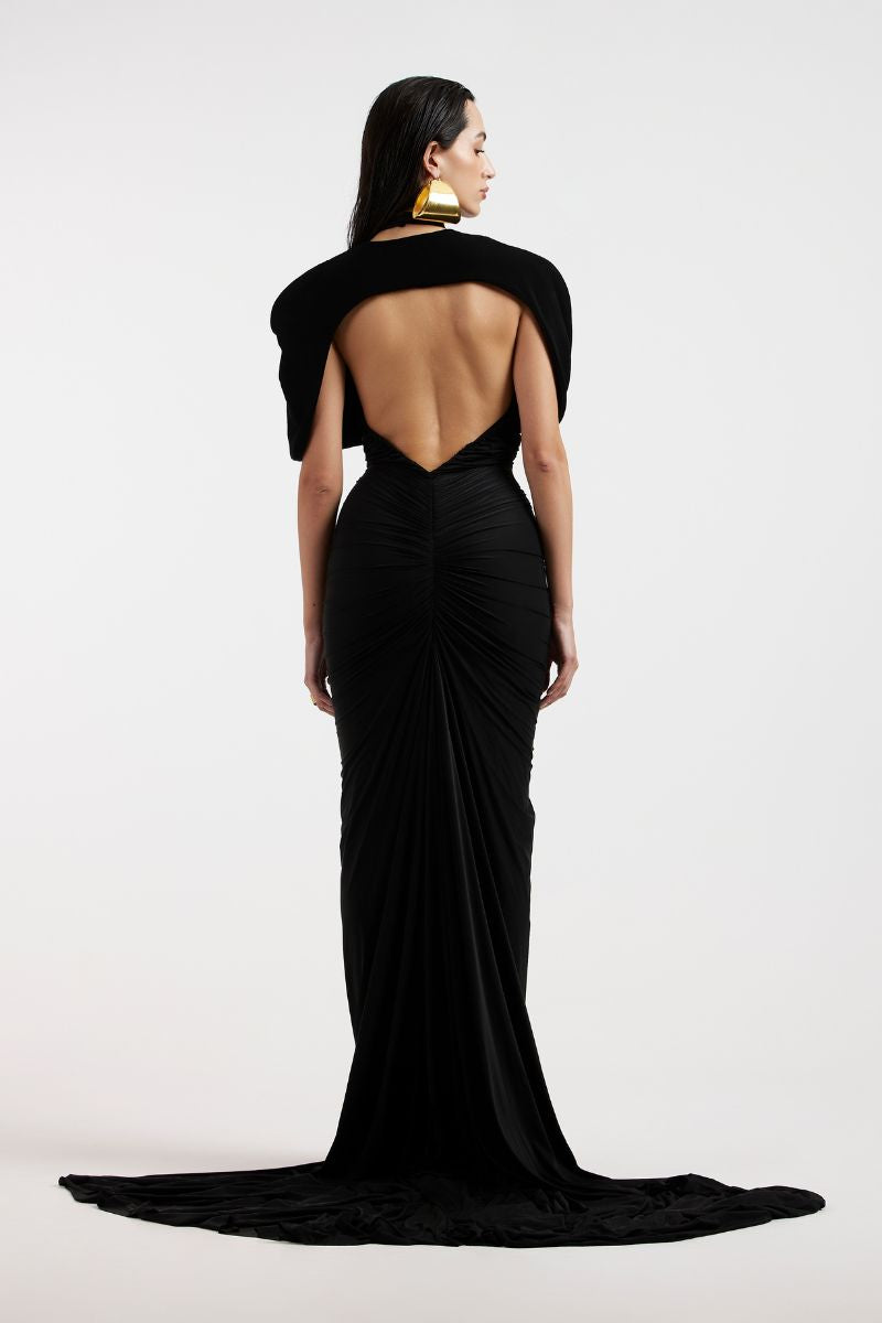 ISADORA BLACK GOWN - CULT MIA