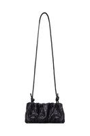 Black Rosie shoulder bag by Vikele Studio featuring a sleek design with adjustable strap and minimalistic style.