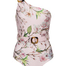 Nur Karaata Marbella Muse one-piece swimsuit featuring a stylish design and vibrant colors, perfect for beach or poolside wear.