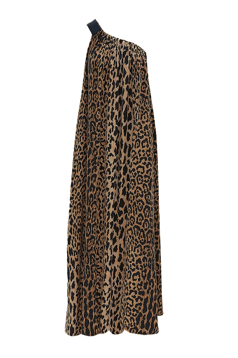 ELLA ONE SHOULDER DRESS IN LEO - CULT MIA