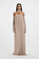 Deme By Gabriella BECKI Maxi Dress with flowing fabric and floral pattern, sleeveless design, perfect for summer wear.