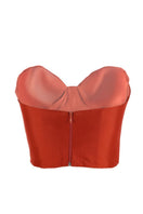 Aquarel Studio Neith top in vibrant tangerine color, stylish and casual women's tops, featuring a relaxed fit and soft fabric.