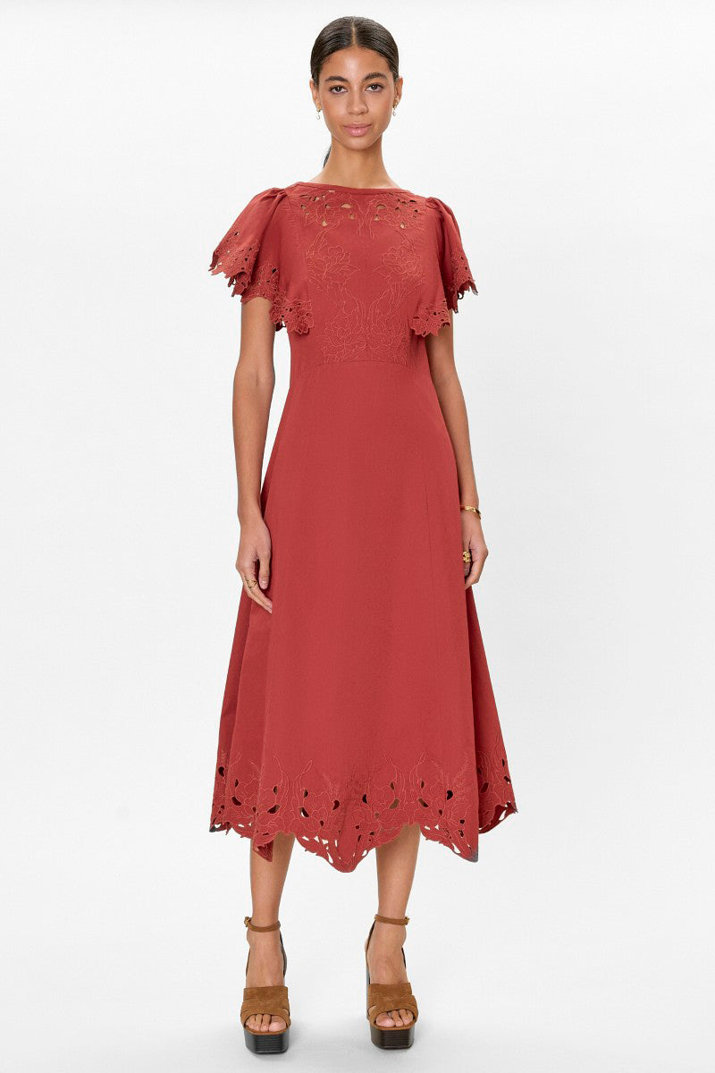 Rebecca Taylor RACHELLE DRESS IN BURNT SIENNA | Cult Mia Rebecca Taylor RACHELLE DRESS IN BURNT SIENNA | Cult Mia