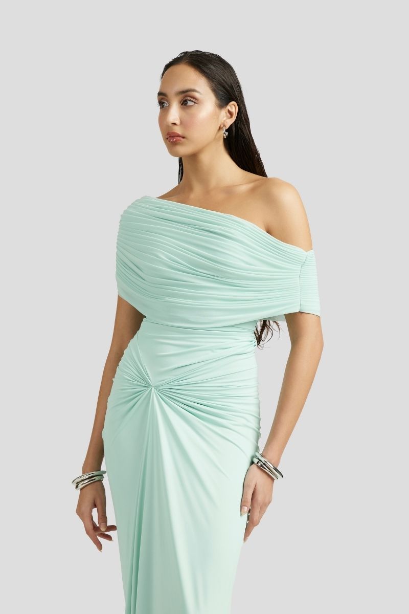 KATYA MAXI DRESS IN MINT - CULT MIA