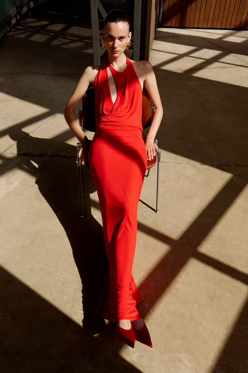 ANYA DRESS IN RED - CULT MIA