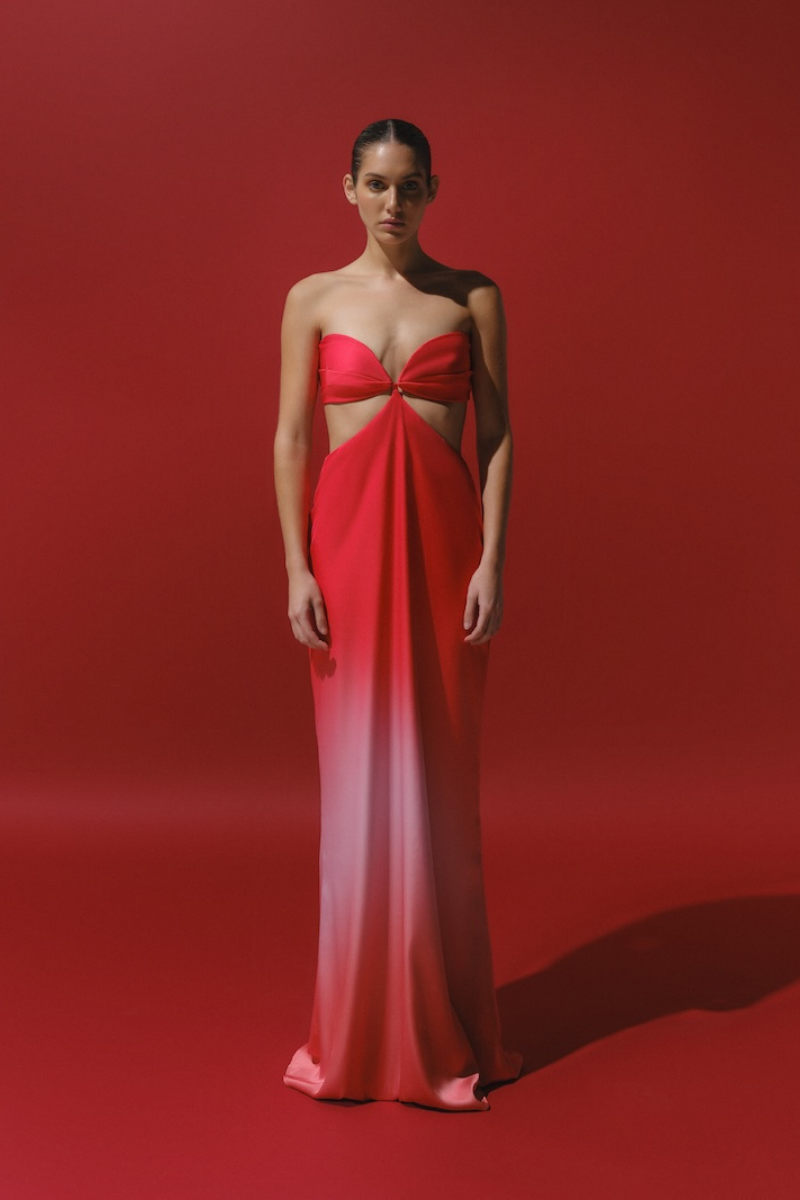 ROBE RIRI EN ROUGE CASSÉ