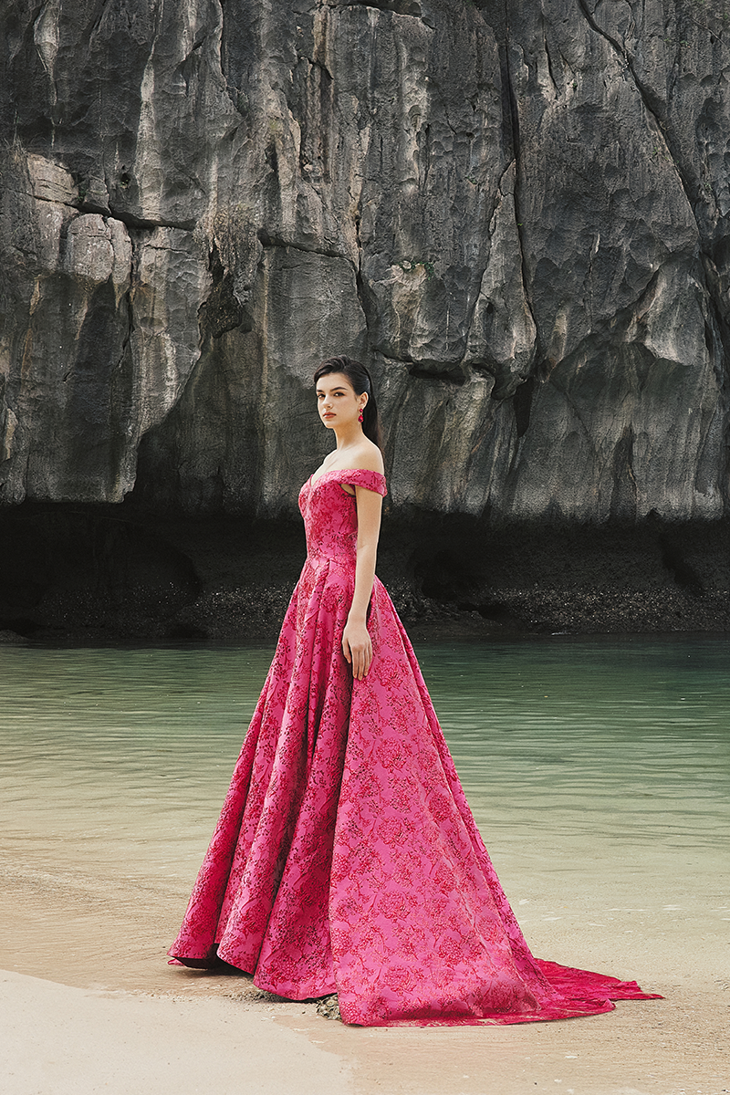 off shoulder long sleeve dress pattern ME2144 | Know Me Sewing Pattern Misses' Off The Shoulder Knit Dress and Gown with Draped Sash by Classyfied Life