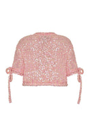 Lalo Salue pink sweater, cozy knit with ribbed cuffs and neckline, stylish and comfortable for casual wear.