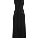 Keira Tong pocket sheer maxi dress featuring a flowy silhouette and lightweight fabric, perfect for elegant summer occasions.