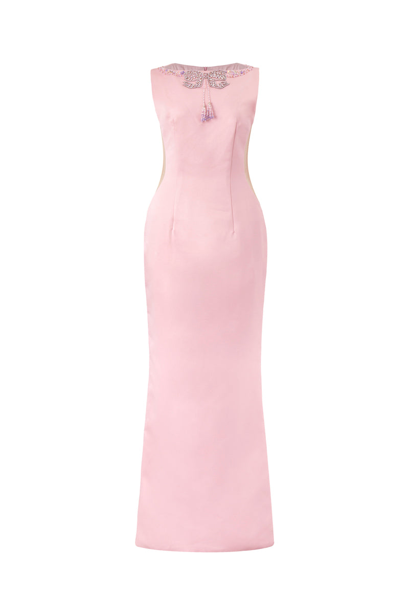 WINDY SILK LACE SHORT DRESS IN PINK | CULT MIA | MANITO WINDY SILK LACE SHORT DRESS IN PINK | CULT MIA | MANITO