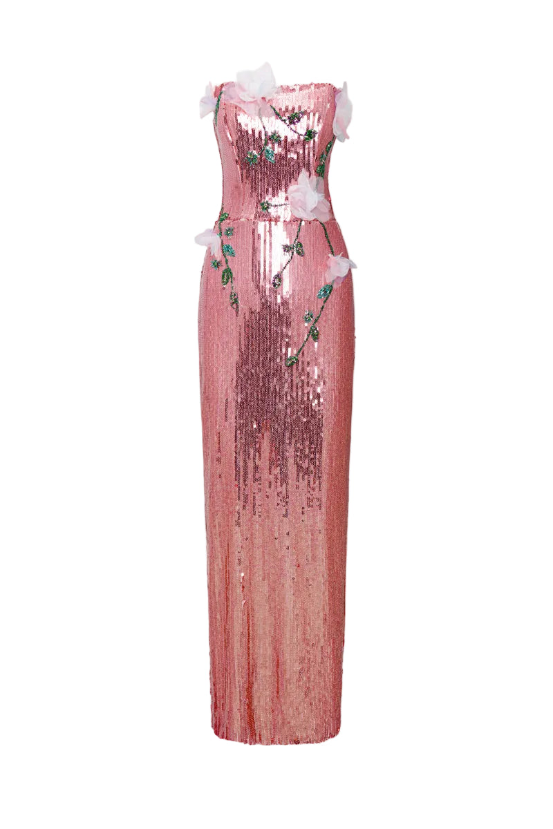 MAXI BACKLESS SEQUIN DRESS IN SUMMER GRADIENT | CULT MIA | Sudi Etuz MAXI BACKLESS SEQUIN DRESS IN SUMMER GRADIENT | CULT MIA | Sudi Etuz