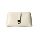 Rose de Mai Ceremony Clutch in vanilla with sleek design, featuring elegant detailing and a compact, stylish shape for special occasions.