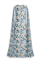 Nur Karaata Whisper Wind gown featuring flowing fabric and elegant design, perfect for formal occasions.