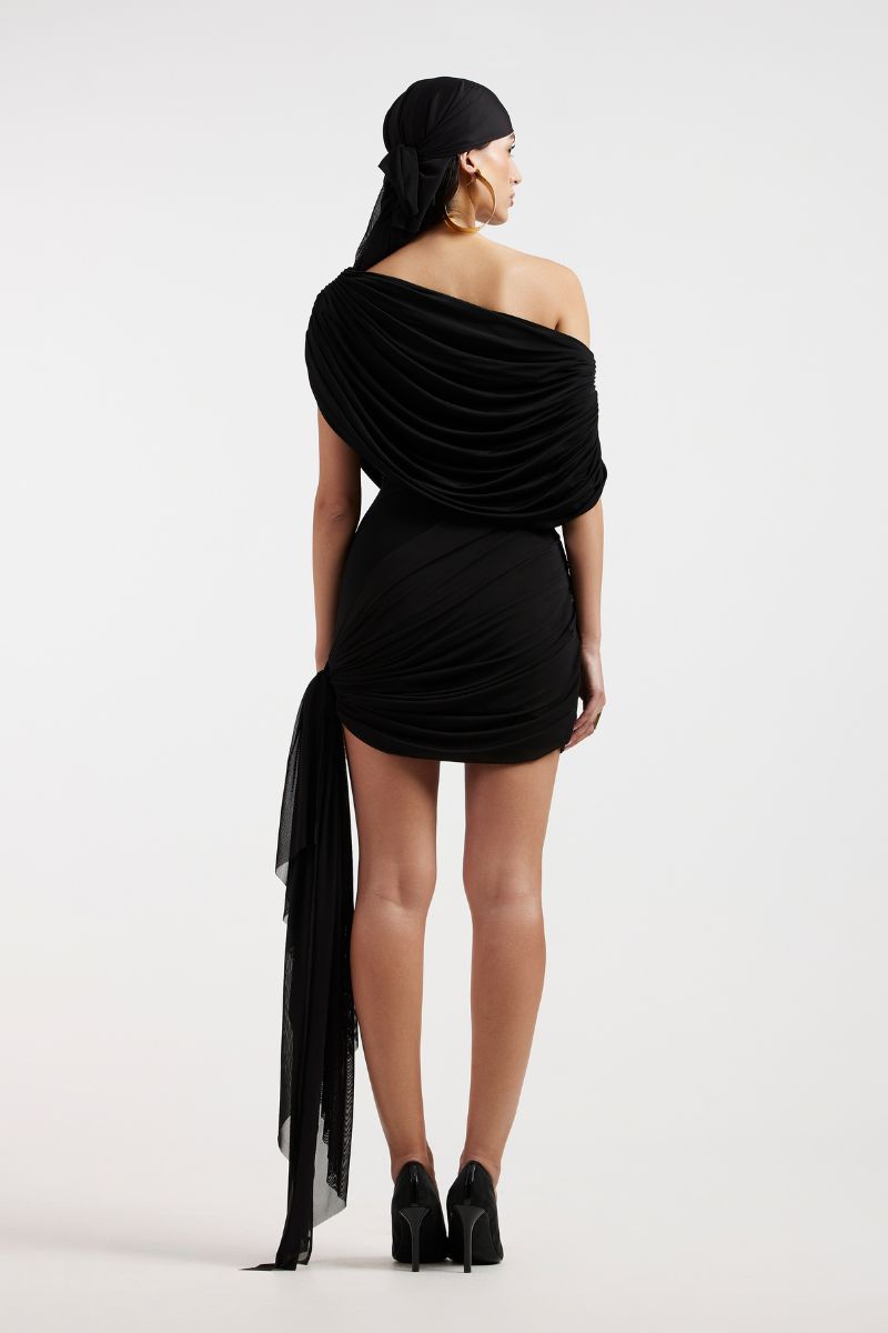 JOCELYN BLACK MINI DRESS - CULT MIA