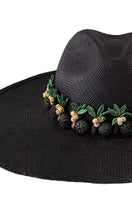 Pájara Pinta Palmas Midnight Hat, stylish wide-brim hat with midnight color, perfect for sun protection and fashion.