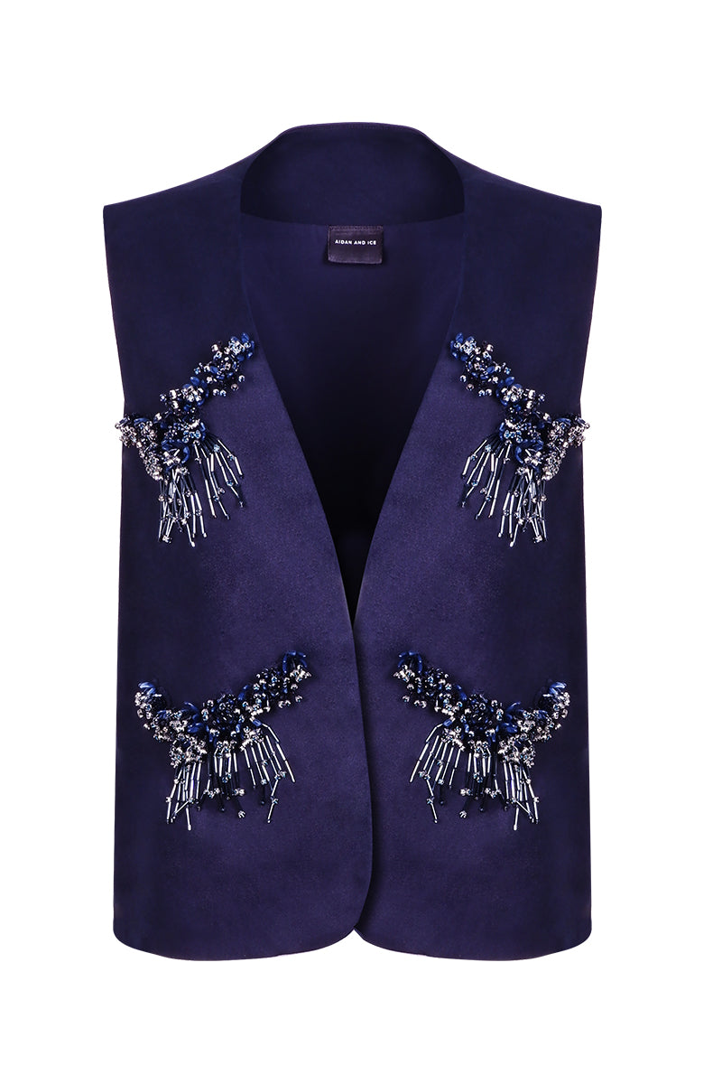 GILET ALORA BLEU MARINE