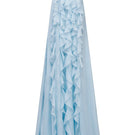 Sky blue AQUA dress by OVERTHESEA, maxi dress style with flowing fabric and elegant design, perfect for summer occasions.