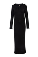 Baobab Ramila maxi dress in black, flowing sleeveless silhouette with a relaxed fit and elegant design.